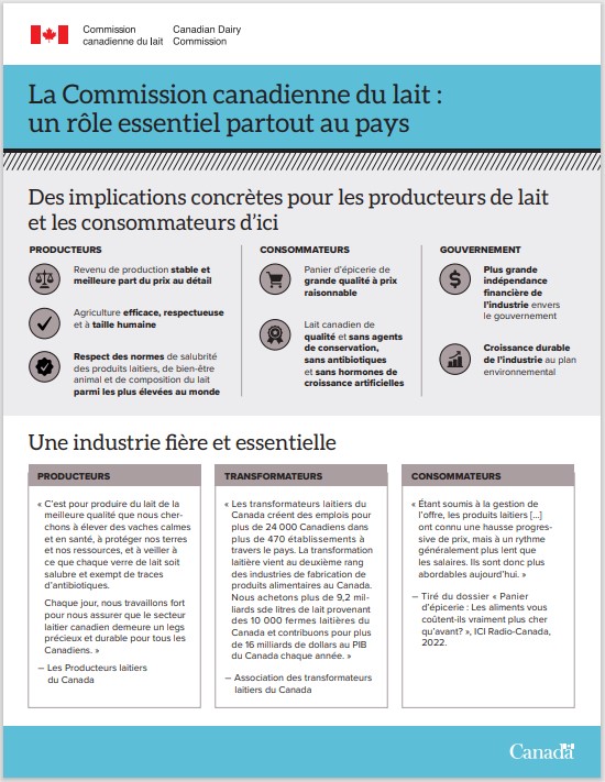 Fiche d'information sur l'impacte social de la CCL